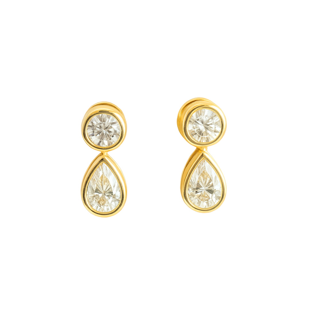 Divienne’s Celinna Natural Diamonds Solitaire Earrings