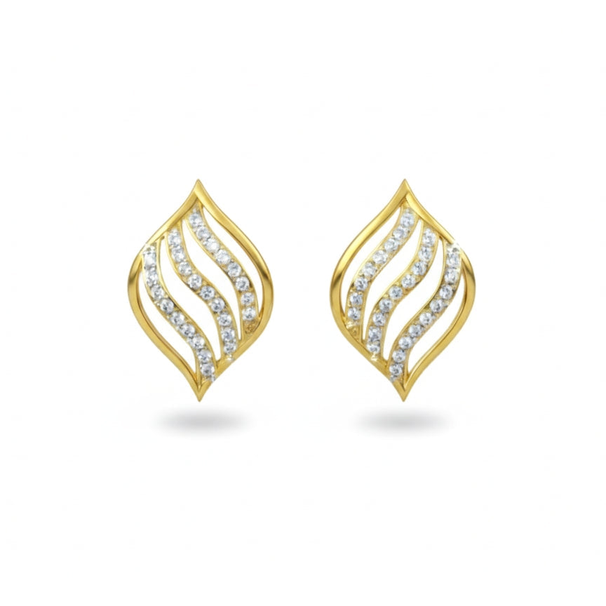 Divienne’s Aurelia Waves Natural Diamond Earrings