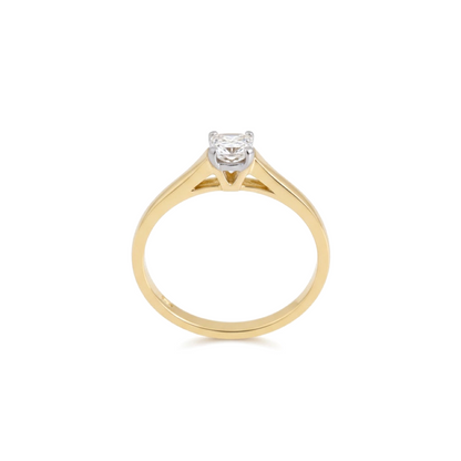 Divienne's Signature Petit Natural Diamond Solitaire Ring