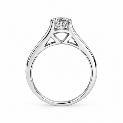 Divienne’s Signature One Natural Diamond Solitaire Ring