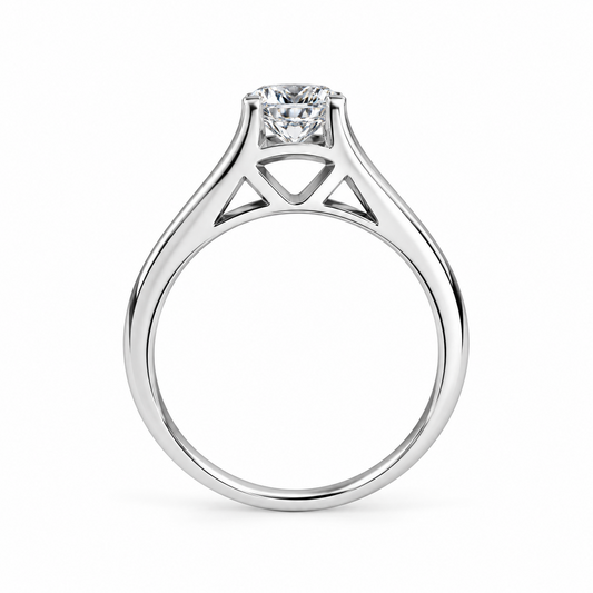 Divienne’s Signature One Natural Diamond Solitaire Ring