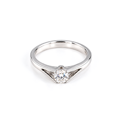 Divienne's Signature Natural Diamond Solitaire Ring
