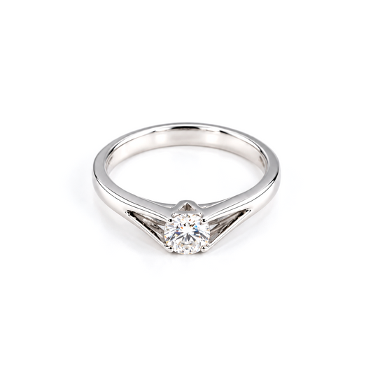 Divienne's Signature Natural Diamond Solitaire Ring