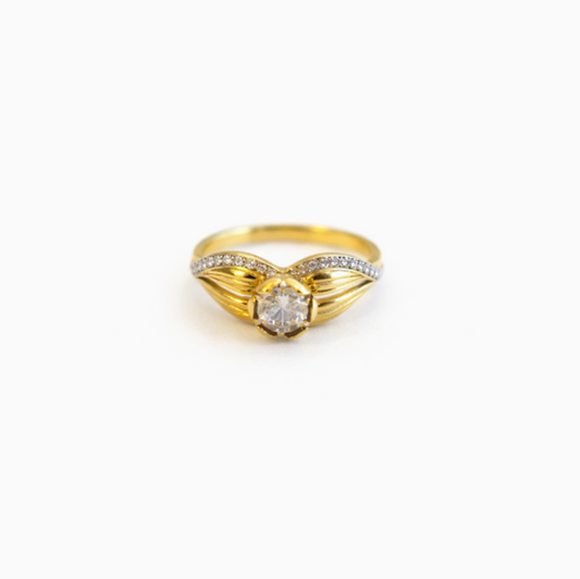 Divienne’s Lotus of Eternity Solitaire Ring