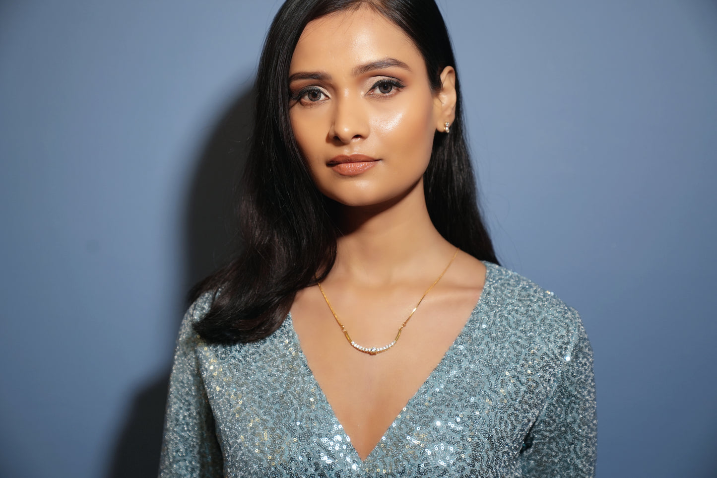 Divienne’s Signature Golden Arc Pendant