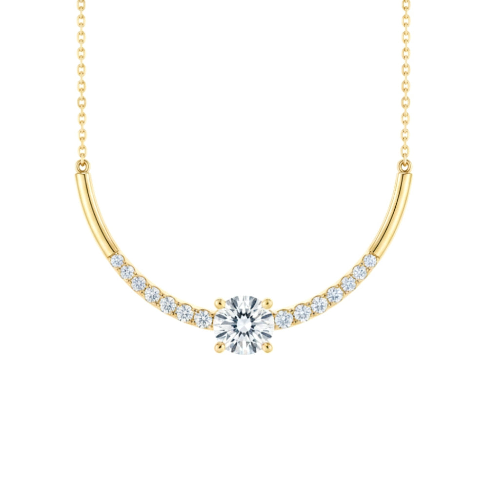 Divienne’s Signature Golden Arc Pendant