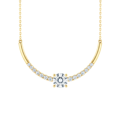 Divienne’s Signature Golden Arc Pendant