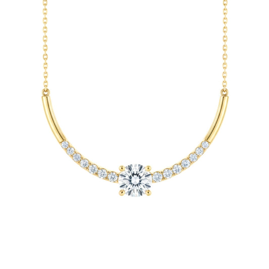 Divienne’s Signature Golden Arc Pendant