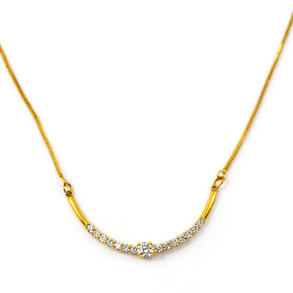 Divienne’s Signature Golden Arc Pendant
